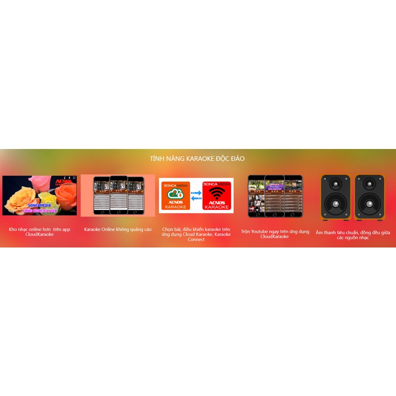 LOA KARAOKE MINI XÁCH TAY ACNOS CS300 HÀNG CHÍNH HÃNG BẢO HÀNH 12 THÁNG