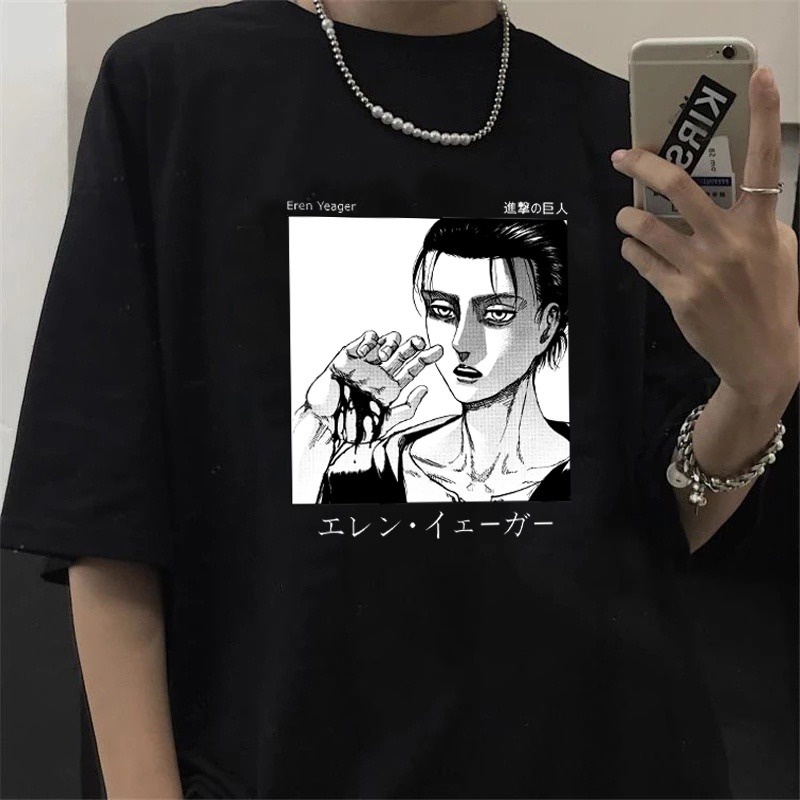 Áo thun hình Nhân Vật Anime Attack on Titan cực chất giá rẻ mẫu HOT bán chạy
