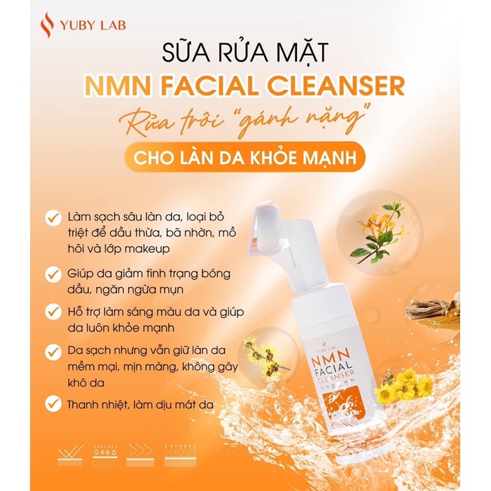 sữa rửa mặt yuby lab