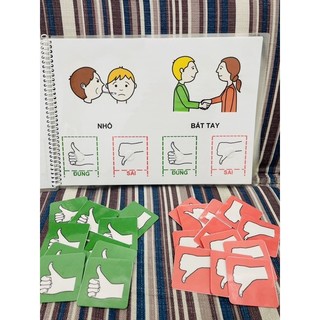 Học liệu Hành vi ĐÚNG-SAI  bóc dán
