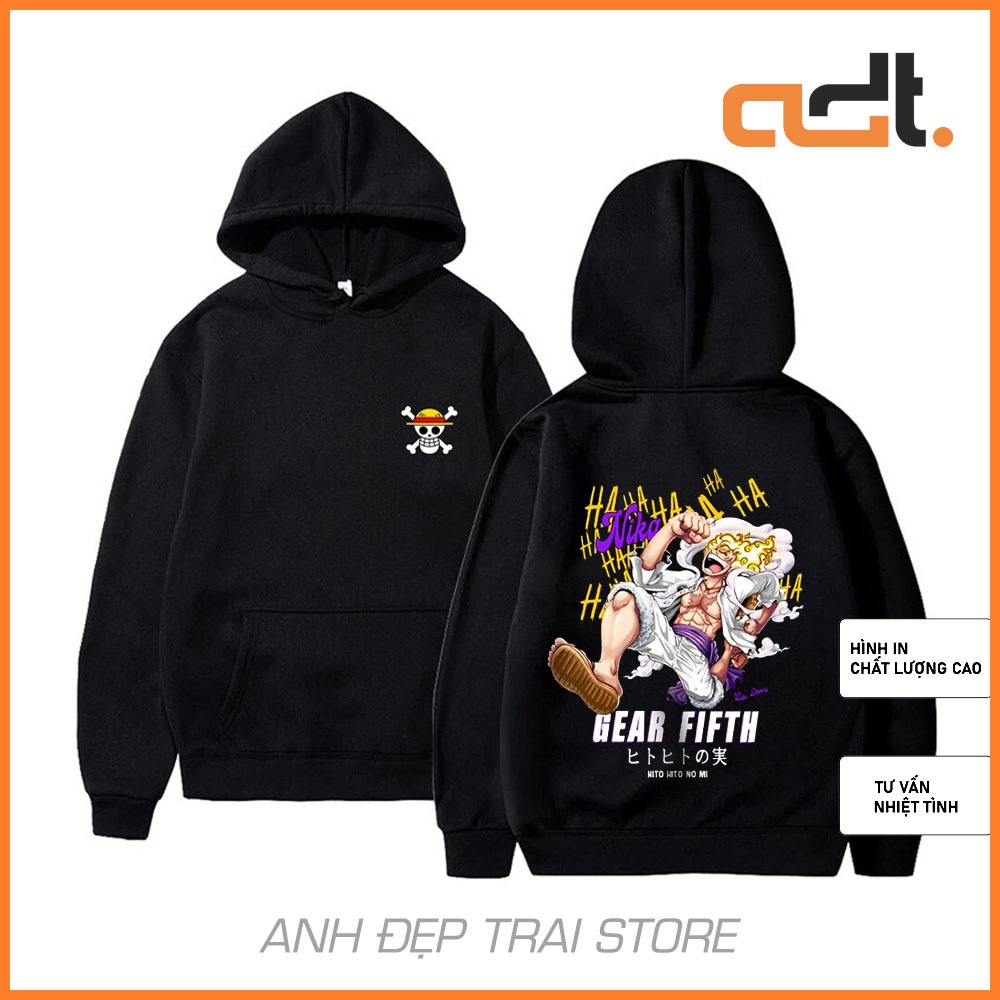 Tuyển tập Áo hoodie One Piece in hình Luffy Gear 5 Zoro Ace mẫu mới cực ngầu