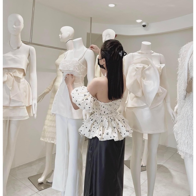 Áo hoa nhí trễ vai siêu hot hàng QCCC A1 CC0046