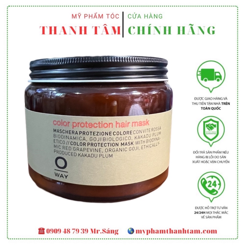 Hấp dầu ủ tóc giữ màu tóc nhuộm Oway Rolland Color Protection Hair Mask 500ml