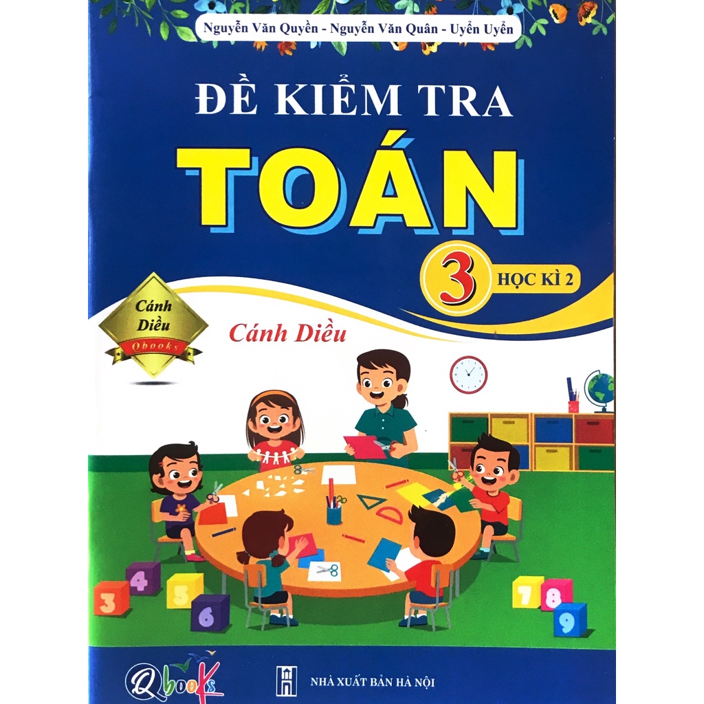 Sách - Đề kiểm tra toán 3 bộ cánh diều - NXB Hà nội