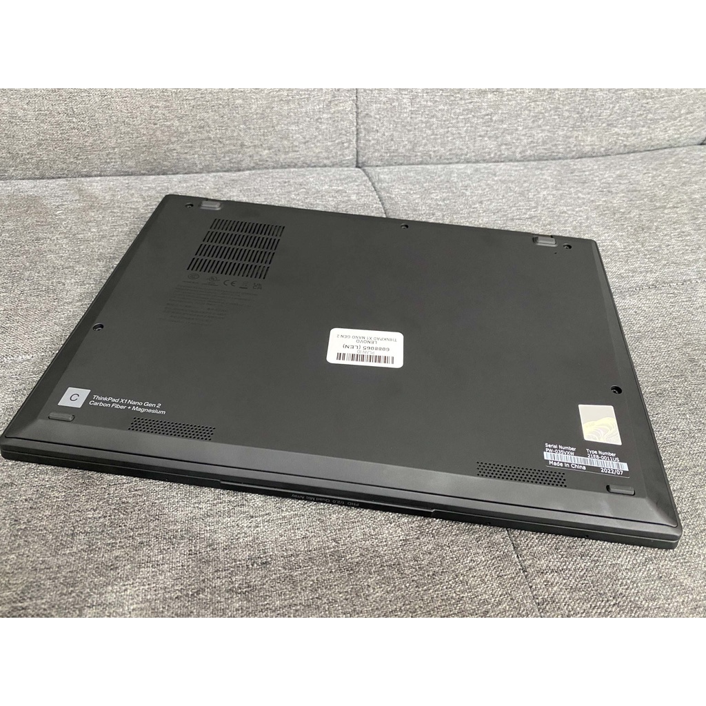 Laptop ThinkPad X1 Nano Gen 2 Core i5-1240P l RAM 16G l SSD 512G l Màn 13,3" 2K QHD  Đẹp 99%.