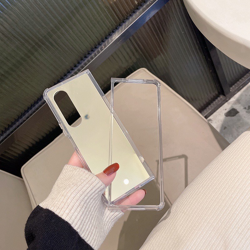 Ốp lưng Samsung Galaxy Z Flip 5 , Z Flip 4 / Z Flip 3 / Z Fold 4 / Z Fold 3 tráng gương, soi gương