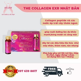 Nước uống the collagen exr nhật bản hộp 10 chai