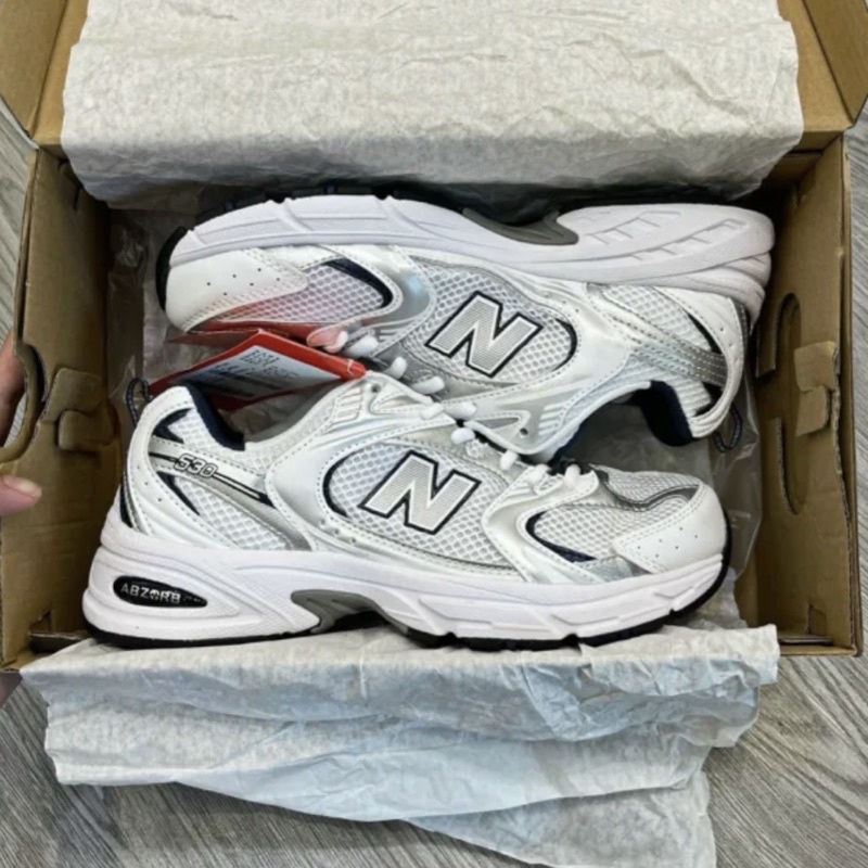 Giày Newblance530 Xám Bạc White Cao Cấp