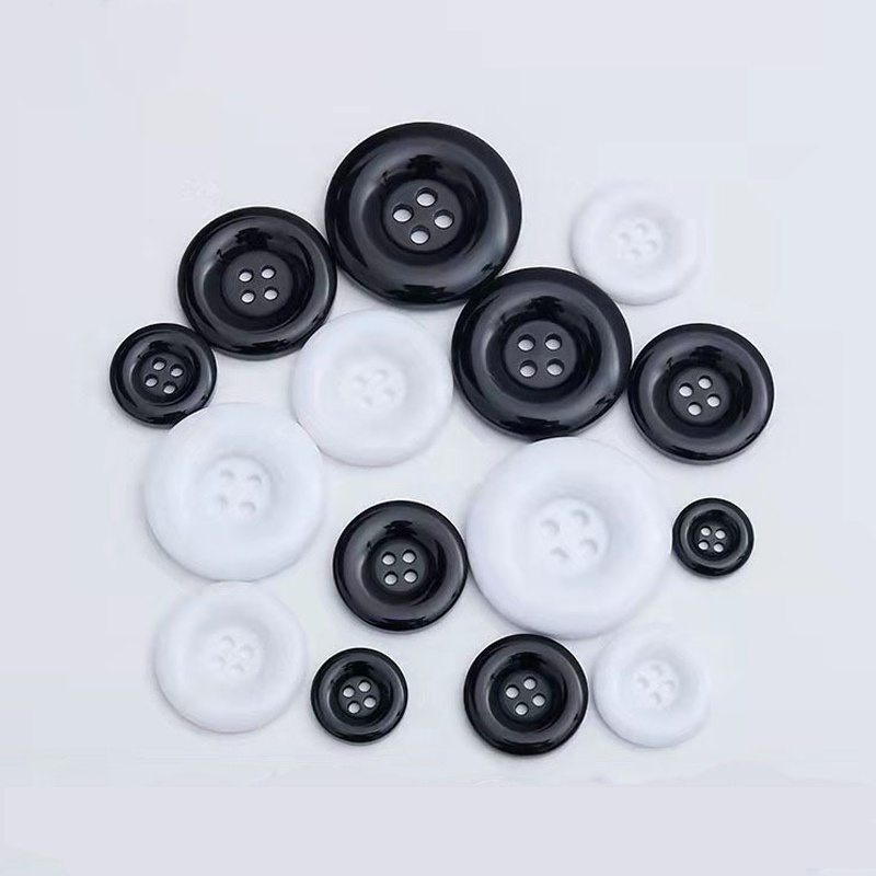Set 20 chiếc cúc nhựa, nút nhựa 4 lỗ (1.5cm, 1.8cm, 2cm, 2.5cm, 2.8cm) dùng cho áo vest, áo sơ mi, quần tây, áo măng tô