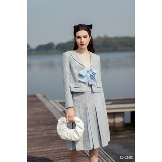 Áo khoác croptop tweed D.CHIC MS: 160581