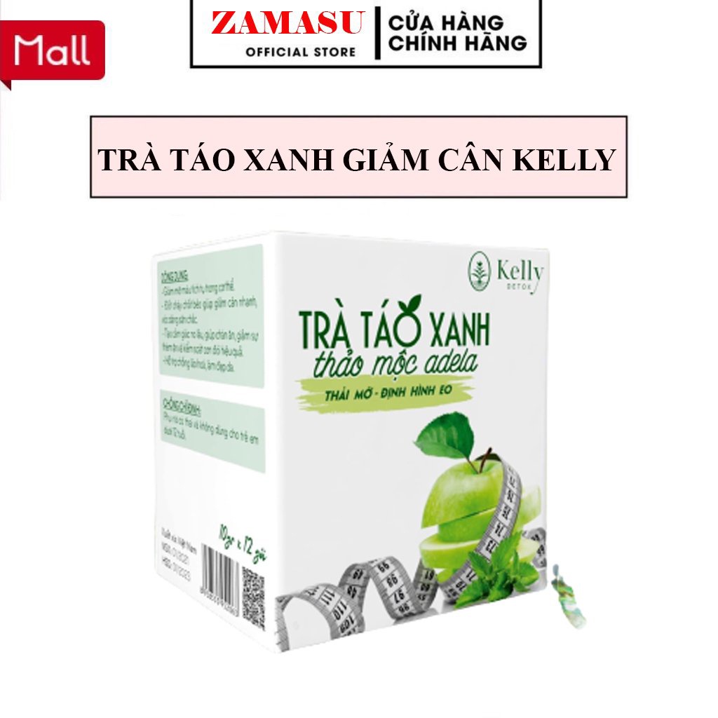 Trà Táo Giảm Cân Thảo Mộc Xanh Định Hình Eo Thon,Dáng Đẹp,Thải Mỡ.