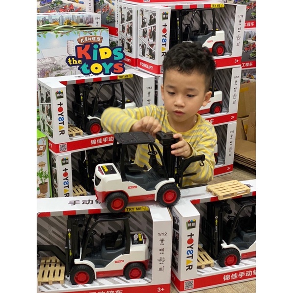 Xe Nâng, Xe Cẩu Đa Năng cao cấp Toystar âm thanh, đèn, đa chức năng.