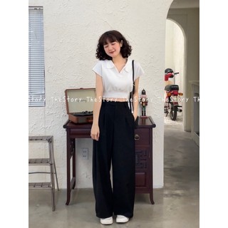 Áo polo croptop [STORY] A2974 (ảnh thật)