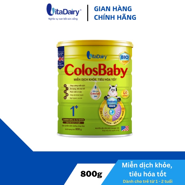 Sữa Bột COLOSBABY BIO GOLD 1+ 800g - VitaDairy