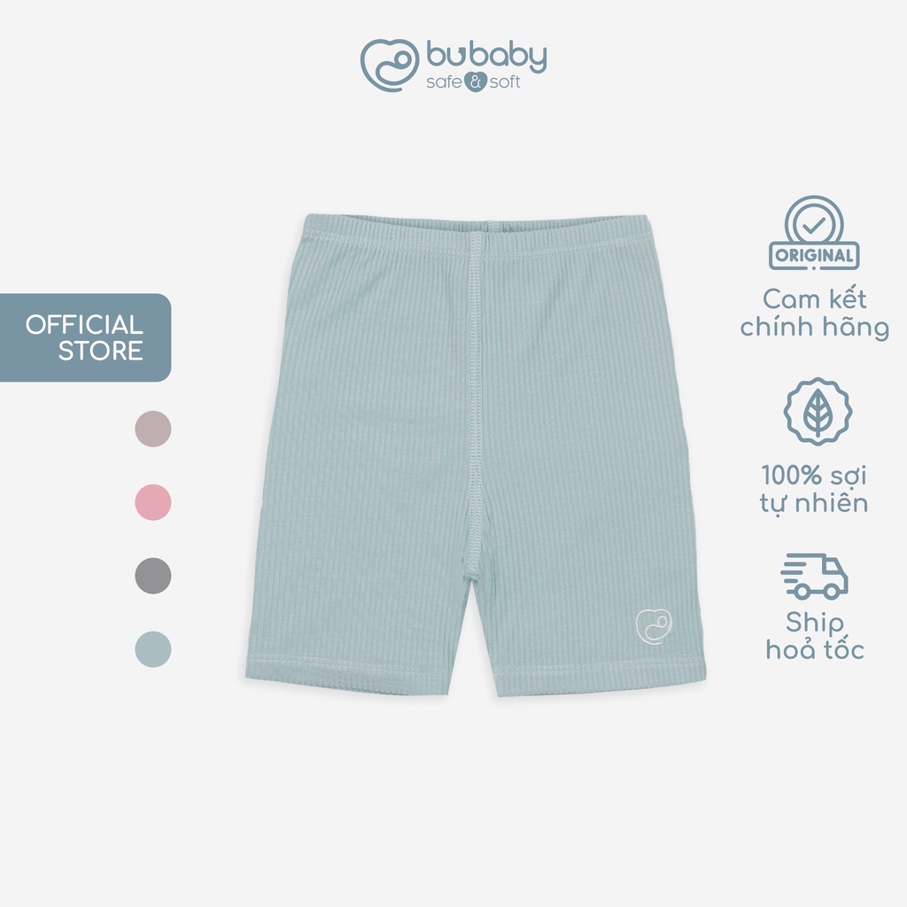 Quần Legging đùi bé gái, bé trai chất liệu sợi gỗ sồi Molist BU Baby BMD430001 | Quần áo BU Baby chính hãng