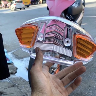 Nắp ốp đèn hậu trắng wave a 50cc-100-110- 2006-2024 thời trang