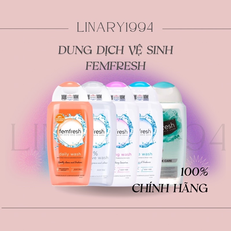 [Linary1994] Dung dịch vệ sinh phụ nữ hàng ngày Femfresh Daily Intimate Wash 250ml