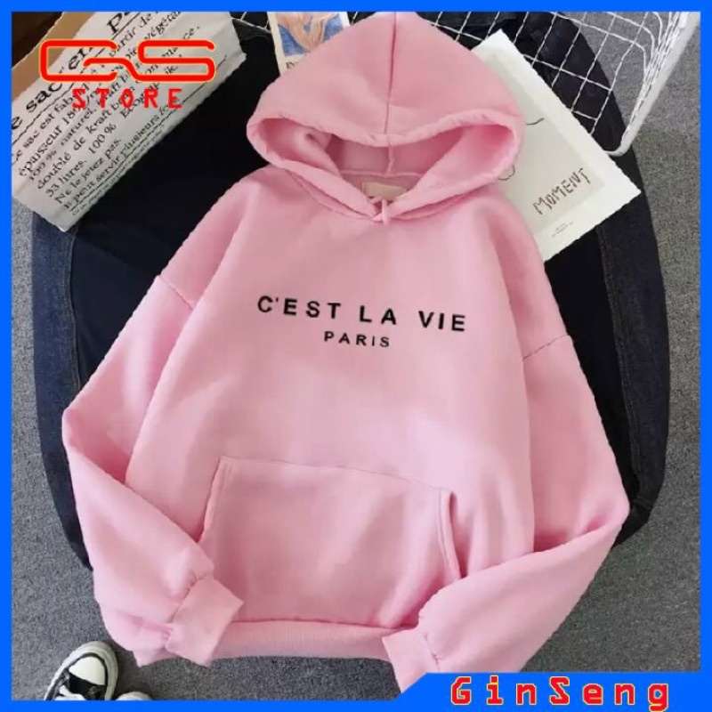 ÁO HOODIE NAM NỮ CEST LAVIA VẢI NỈ BÔNG