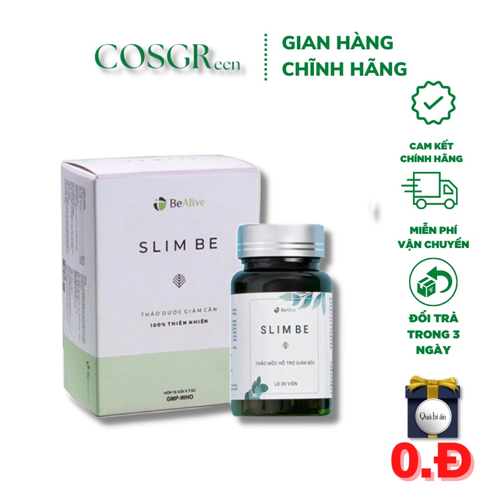 Giảm cân slim be của bealive chính hãng merry store slimbe giúp giảm cân - ảnh sản phẩm 1