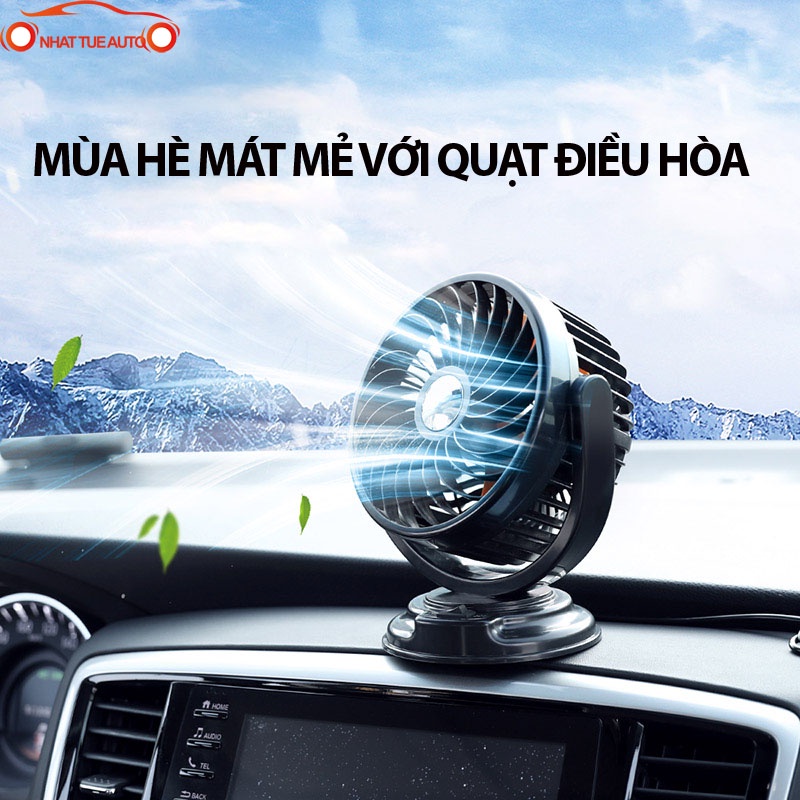 QUẠT Ô TÔ, QUẠT ĐƠN ĐIỀU HÒA ĐỂ TAPLO, TREO TƯỜNG ĐA NĂNG, QUẠT MINI 5V/12V/24V
