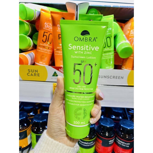 Kem Chống Nắng Ombra Face Lotion SPF50+ Úc
