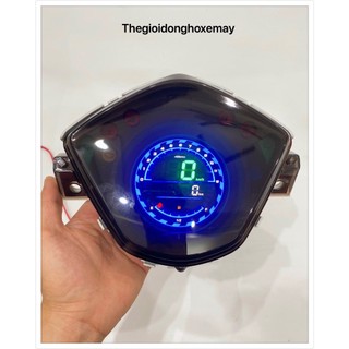 Đồng Hồ Đo Tốc Độ Xe Máy Điện Tử Wave RSX 110, Wave S110 Không Fi Mẫu 2023 V2 LCD