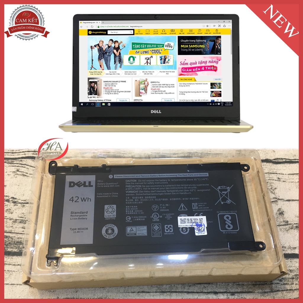 Pin dell Vostro 15 5568