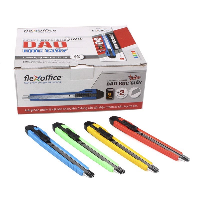 [Sản phẩm mới] Dao rọc giấy Thiên Long Flexoffice FO-KN03