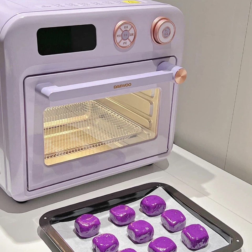 Lò nướng kiêm nồi chiên không dầu DAEWOO dung tích 18L công suất 1500W , bảo hành 12 tháng