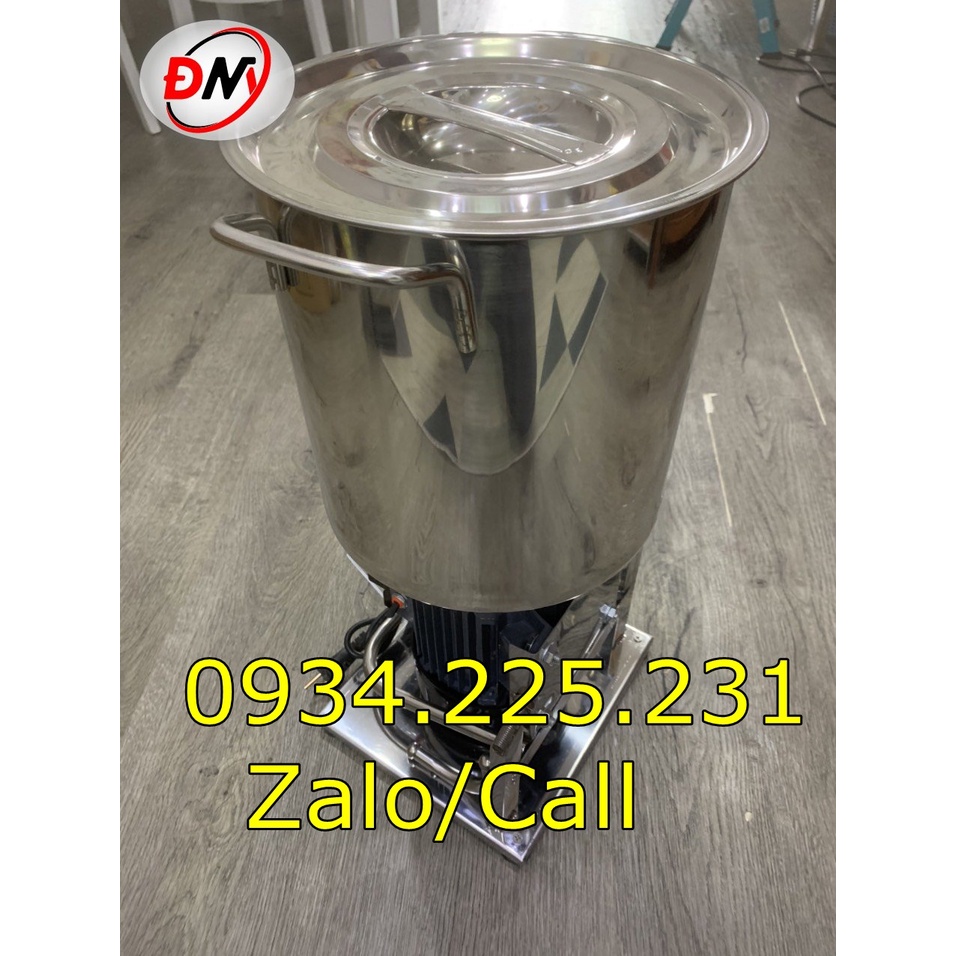 Máy xay rau má, xay lá dứa, xay lá thơm loại khung chữ A inox, đường kính nồi 25cm - công suất 1100W