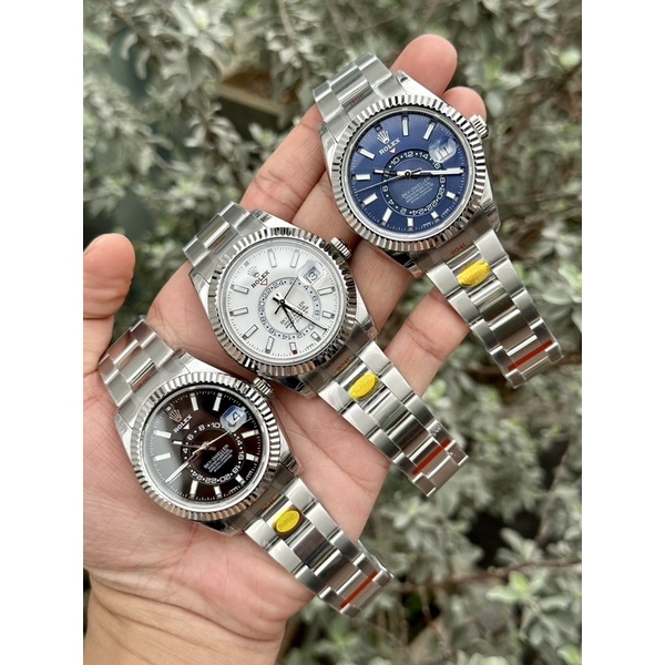 Đồng hồ Rolex nam Sky Dweller size 42mm máy cơ Cal 9001 Thuỵ Sỹ cao cấp