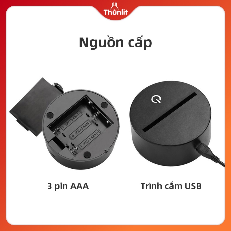 Đèn ngủ hình rùa Thunlit với 7 màu sắc chọn lựa