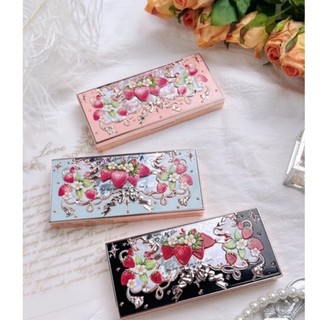 Có sẵn - bảng mắt 5 ô màu Flower knows Strawberry Rococo dâu tây ngọt ngào điệu đà