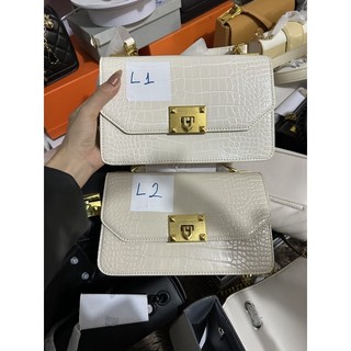 Túi Ck Da rắn khoá gập