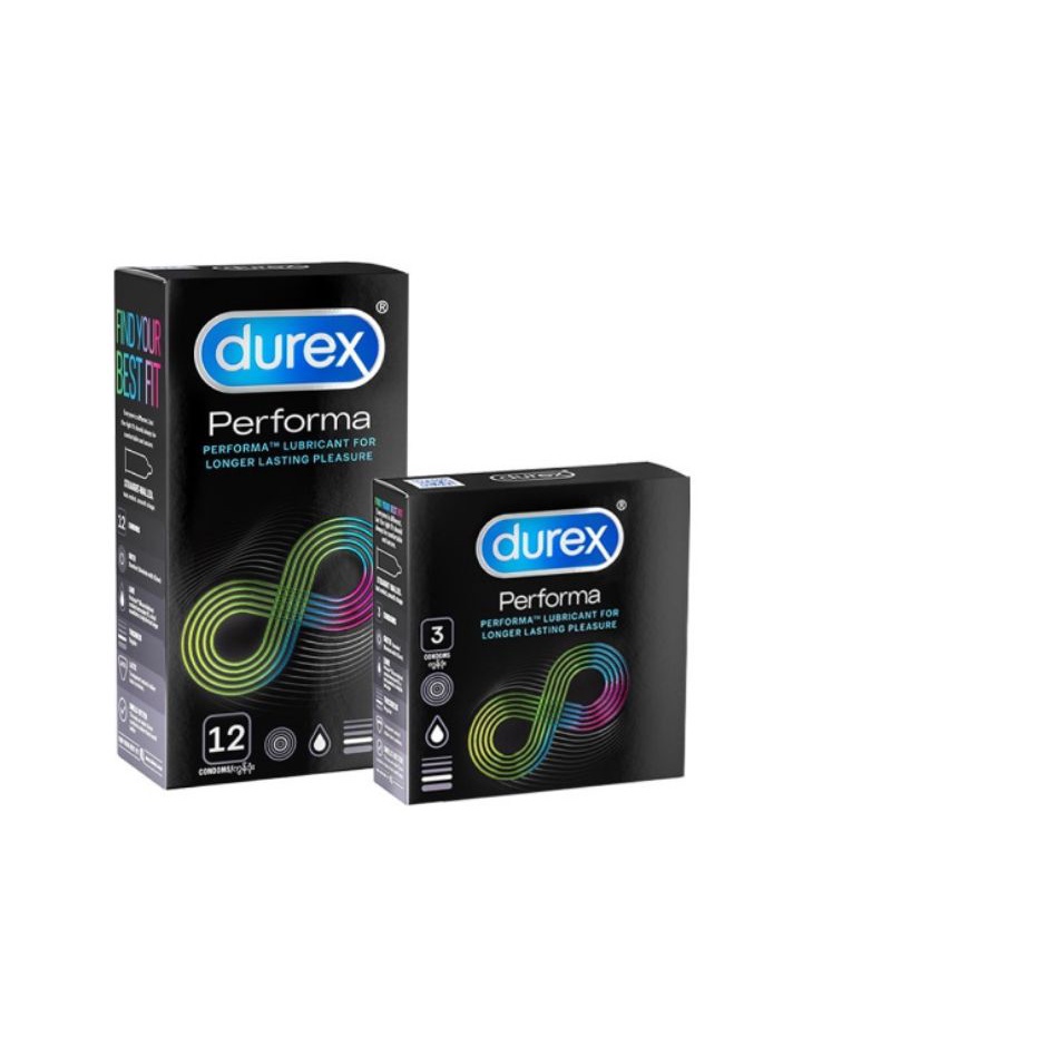 Bao cao su BCS Durex Performa siêu mỏng chống xuất tinh sớm ôm khít tăng khoái cảm kéo dài thời gian Men.69