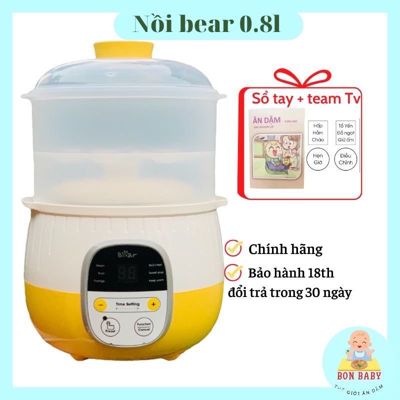 nấu cháo, hầm xương, chưng yến...siêu ngon cho bé