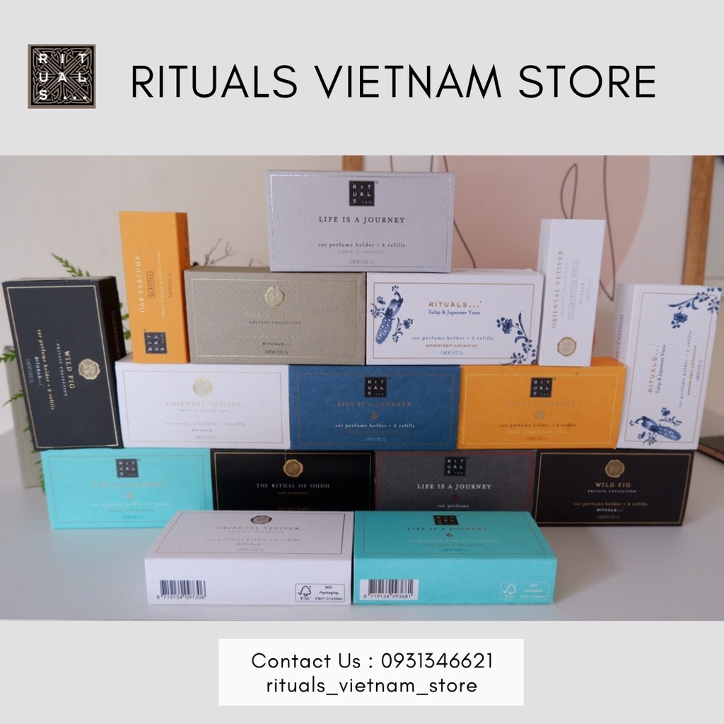Rituals nước hoa xe hơi cao cấp - Rituals Car Perfume