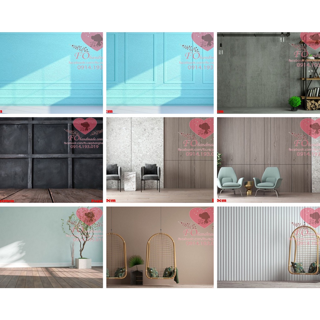 .Phông nền vải bức tường đơn giản, thích hợp livetream, mẫu chụp quần áo thời trang Fo42980