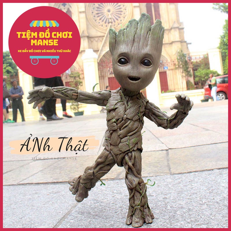 Mô Hình Siêu Ngầu Và Dễ Thương Có Khớp Cử Động Baby Groot - Guardians of the Galaxy