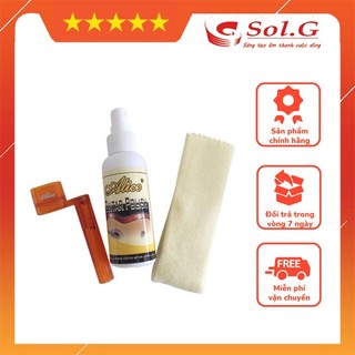 Dầu lau guitar Loại Tốt, Giá tốt tặng tay quay thay dây -Phân phối nhạc cụ phụ kiện chính hãng SolG
