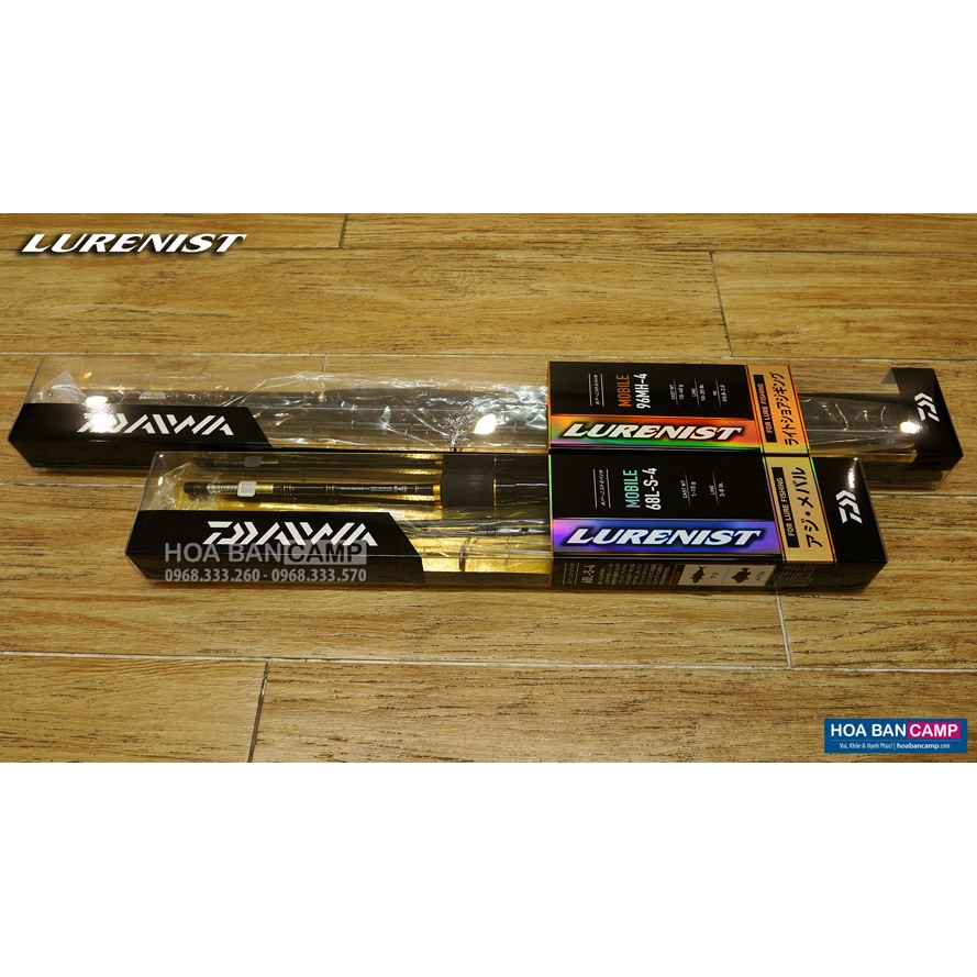 Cần Lure Daiwa Lurenist Mobile 22 | 4 Khúc