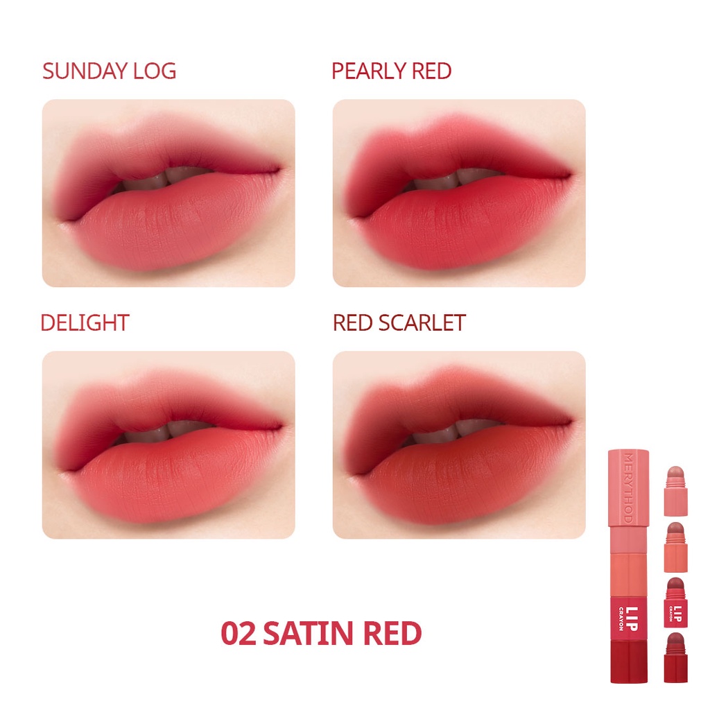 Son sáp  nhiều màu mềm mướt Reel Edge Lip Crayon 4g