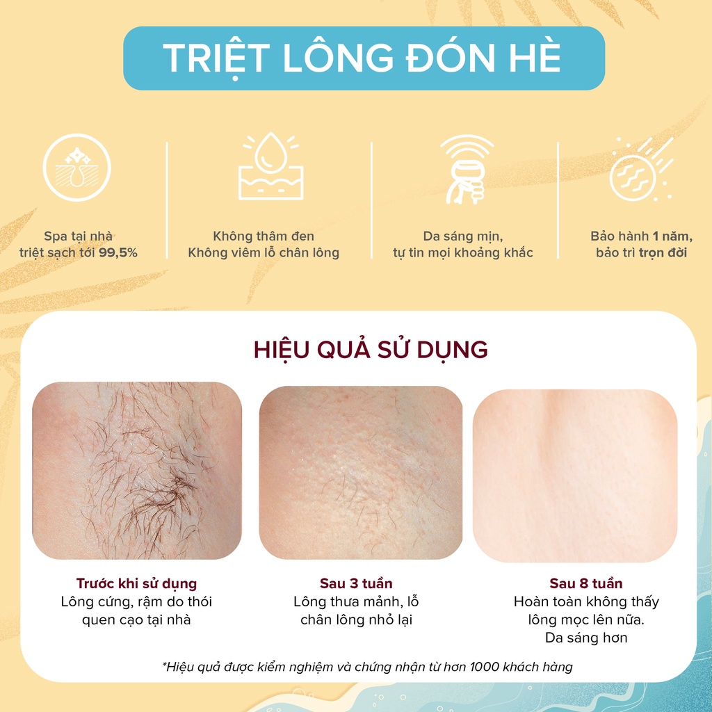 Máy triệt lông & trẻ hóa da cá nhân Maxcare IPL Venus M1 Pro