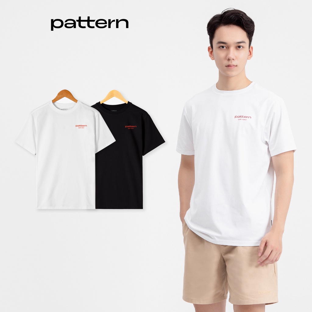 Áo phông Sigature logo Pát từn PATTERN tshirt cotton