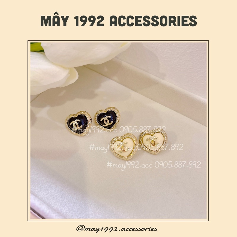 Bông tai, khuyên tai nữ CN hình trái tim mã SP0056 - may1992.accessories