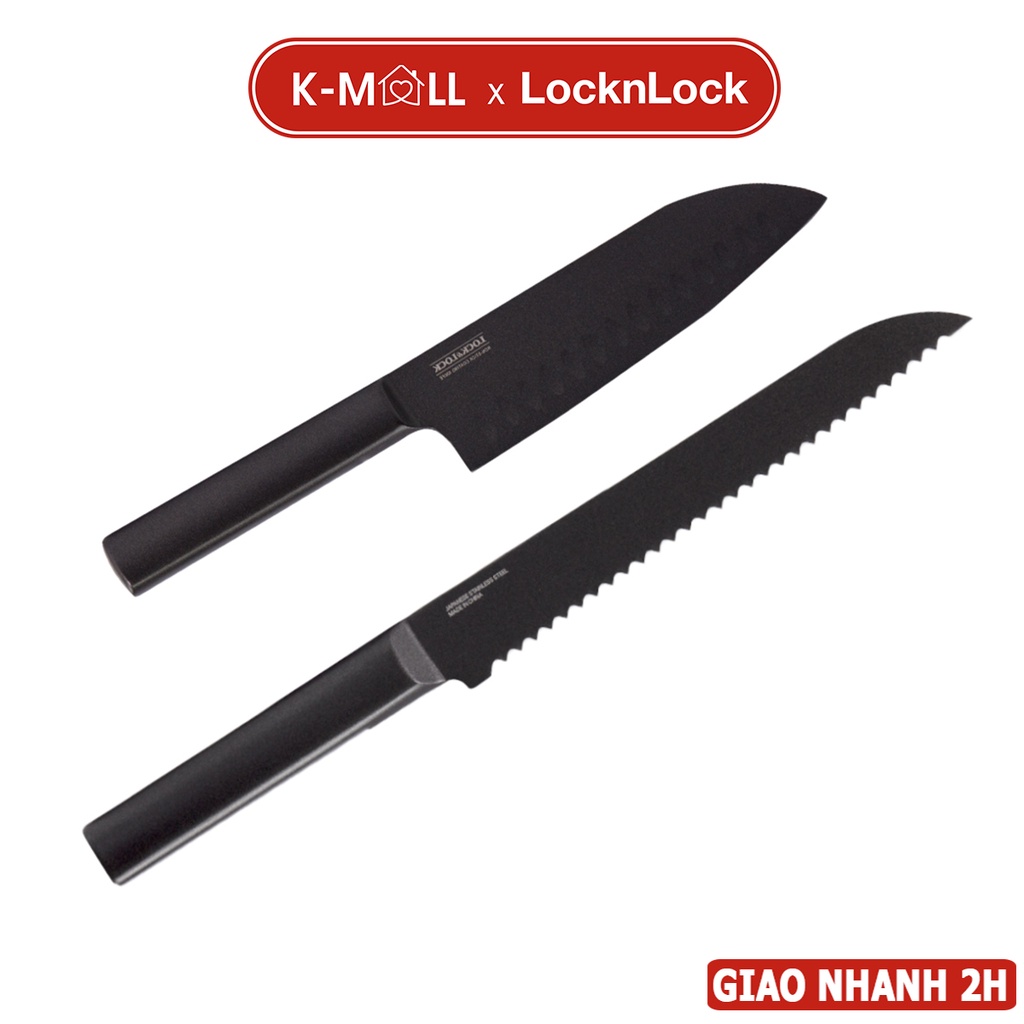 Dao Nhà Bếp LocknLock Chef'S Knife, Santoku Knife, Bread Knife, Paring Knife CKK312 CKK313 - K-MALL