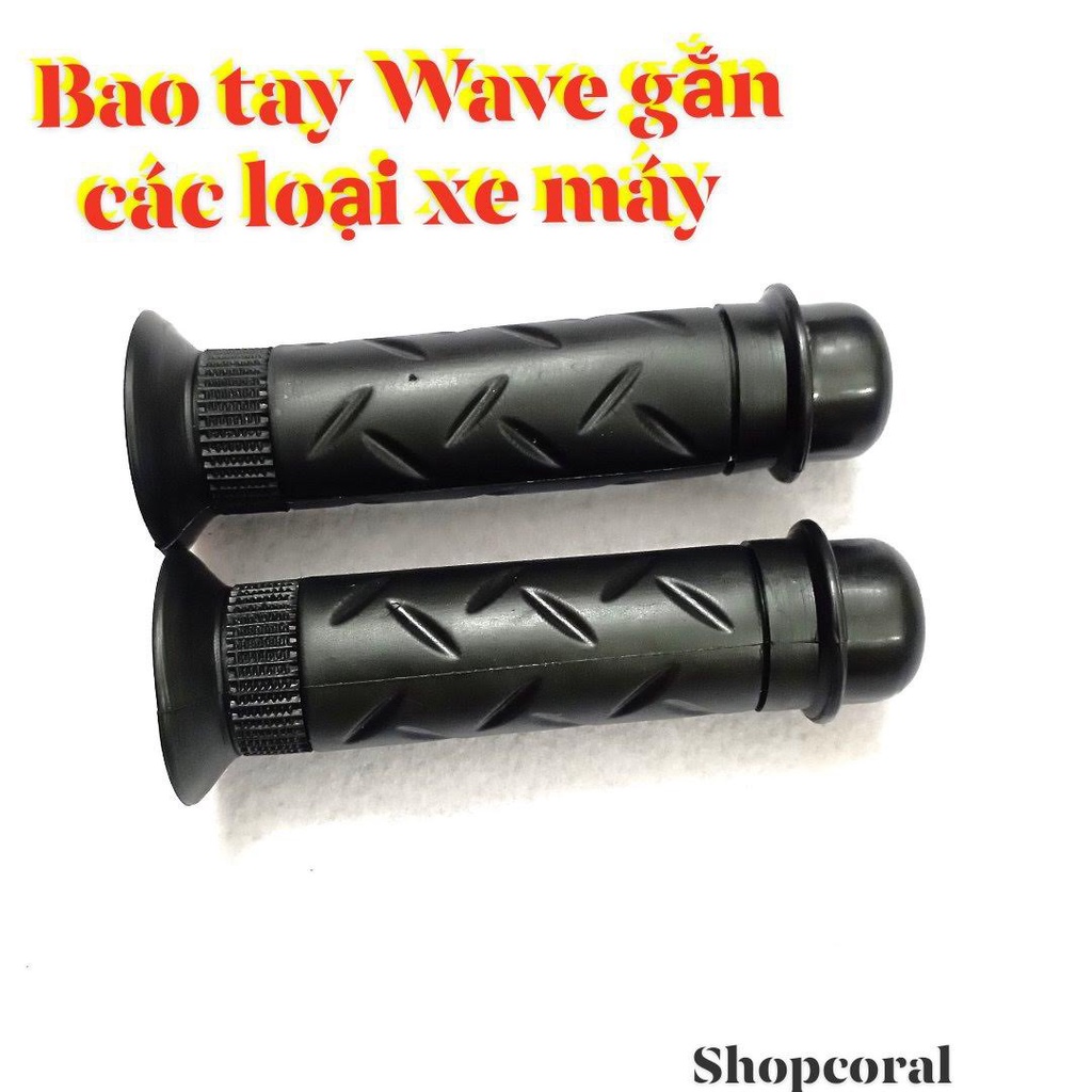 Cặp bao tay kiểu WAVE gù đen