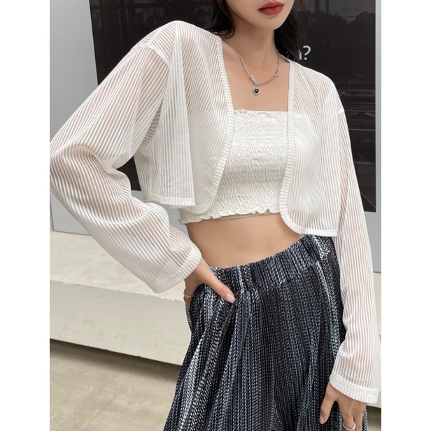 ÁO KHOÁC MỎNG SO CUTE (KHÔNG KÈM ÁO TRONG)SẴN