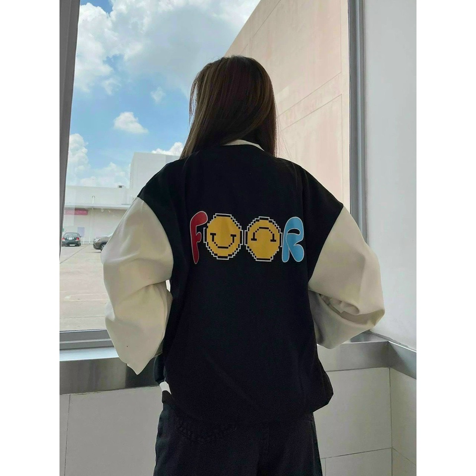 Áo Khoác Nữ Unisex, Nam Basic Unisex Nỉ From Rộng Màu Kem, Áo Khoác Da Lộn Unisex, Áo Khoác Nỉ Bomber, Áo Bomber Unisex | BigBuy360 - bigbuy360.vn