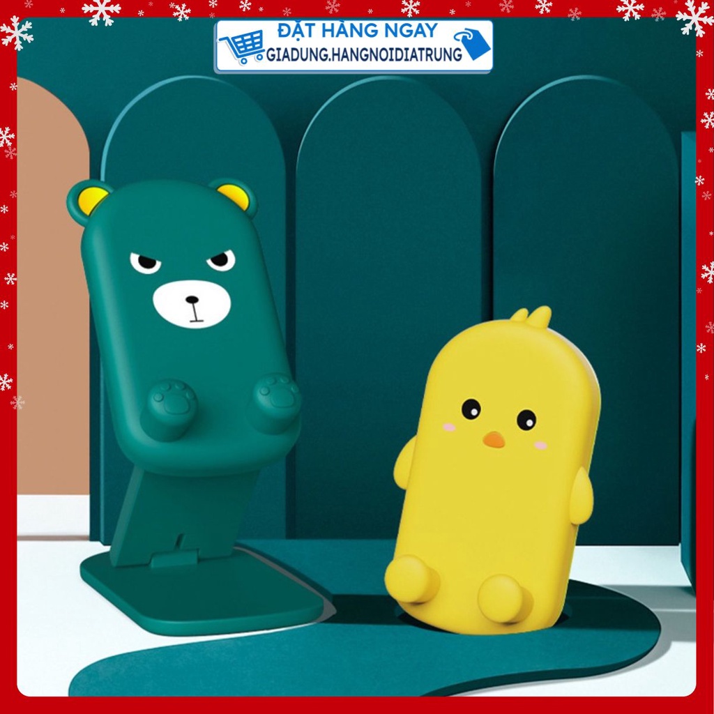 Kệ Giá đỡ điện thoại FREESHIPipad hình thú có thể gấp gọn siêu dễ thương